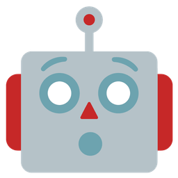 Hushed face and Robot