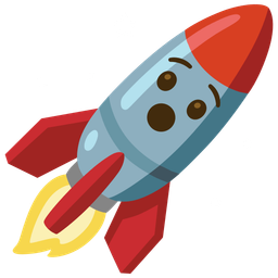 Hushed face and Rocket