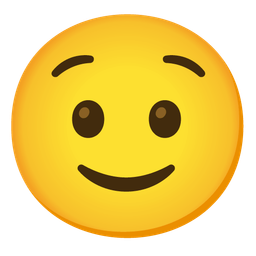 Hushed face and Slightly smiling face