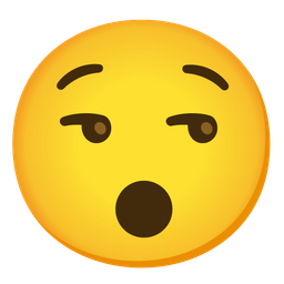 Hushed face and Smirking face