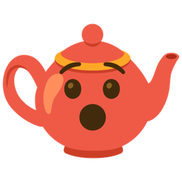 Hushed face and Teapot