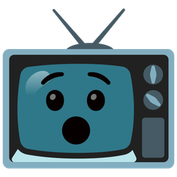 Hushed face and Television