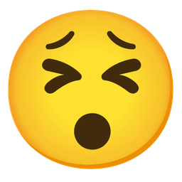 Hushed face and Tired face