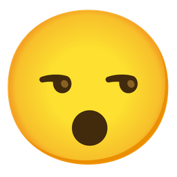 Hushed face and Unamused face