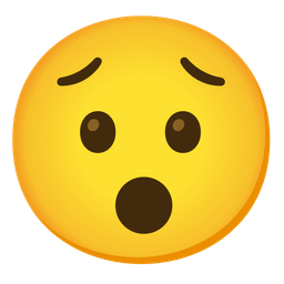 Hushed face and Worried face