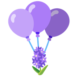 hyacinth and balloon