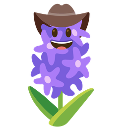 hyacinth and cowboy hat face