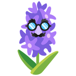 hyacinth and disguised face