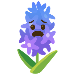 hyacinth and fearful face