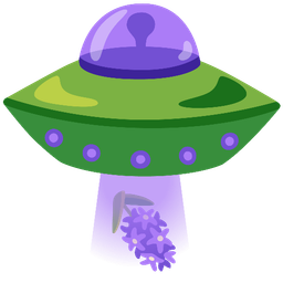 hyacinth and flying saucer