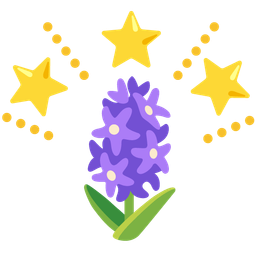 hyacinth and glowing star