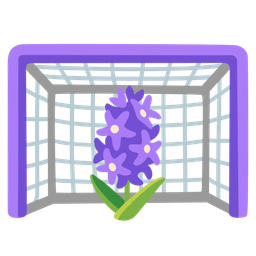 hyacinth and goal net