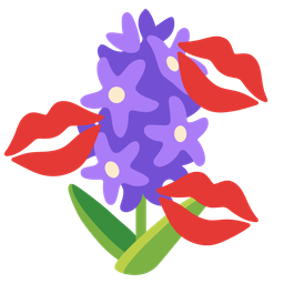 hyacinth and kiss mark