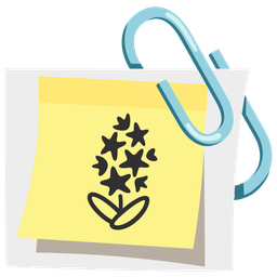 hyacinth and linked paperclips