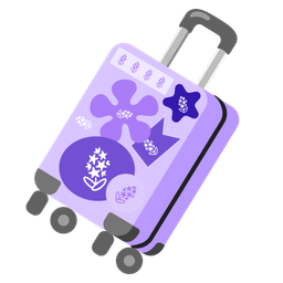 hyacinth and luggage