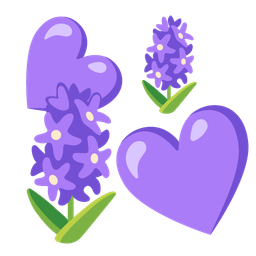 hyacinth and revolving hearts