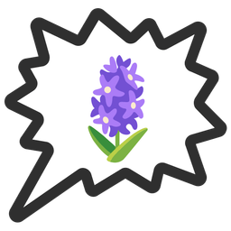 hyacinth and right anger bubble