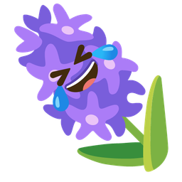 Hyacinth and Rolling on the floor laughing