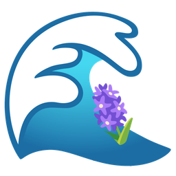 hyacinth and water wave