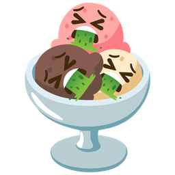 Ice cream and Face vomiting