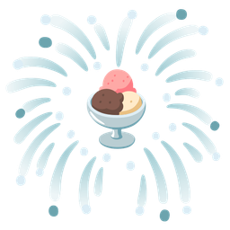 Ice cream and Fireworks