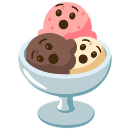 Ice cream and Hushed face