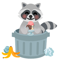 Ice cream and Raccoon