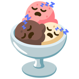 Ice cream and Sleeping face