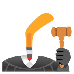 ice hockey and balance scale