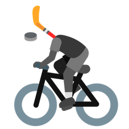 ice hockey and bicycle