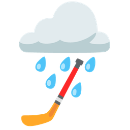 ice hockey and cloud with rain