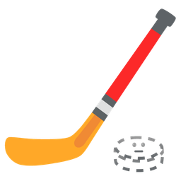 ice hockey and dotted line face