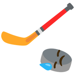 ice hockey and downcast face with sweat