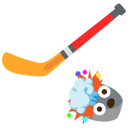 ice hockey and exploding head