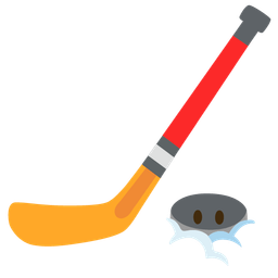 ice hockey and face in clouds