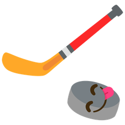 Ice hockey and Face savoring food