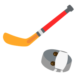 Ice hockey and Face with medical mask