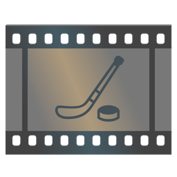 ice hockey and film frames