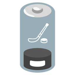 ice hockey and low battery