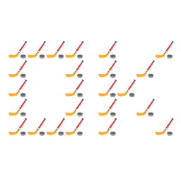 ice hockey and OK button