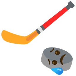 ice hockey and sad but relieved face