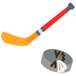 ice hockey and sneezing face