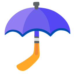 ice hockey and umbrella