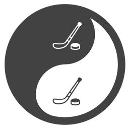 ice hockey and yin yang
