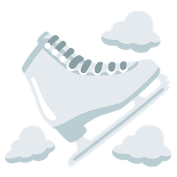 ice skate and cloud