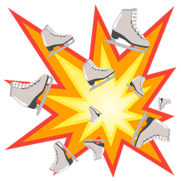 ice skate and collision