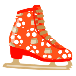ice skate and mushroom