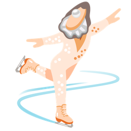 ice skate and oyster