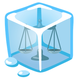 Ice and Balance scale