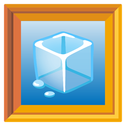 Ice and Framed picture